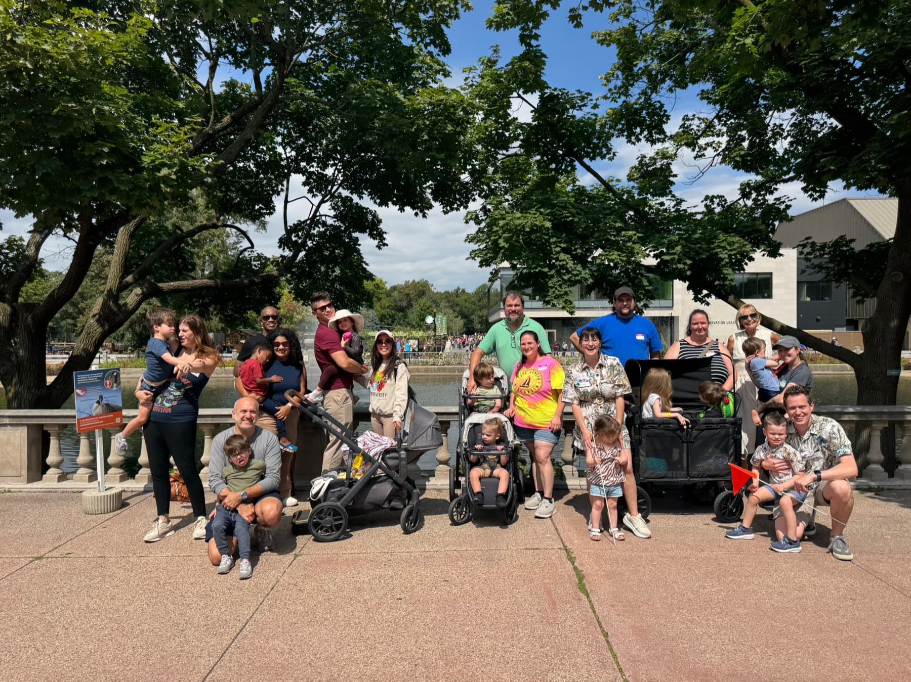 Our Circle families spending time together at the zoo.
